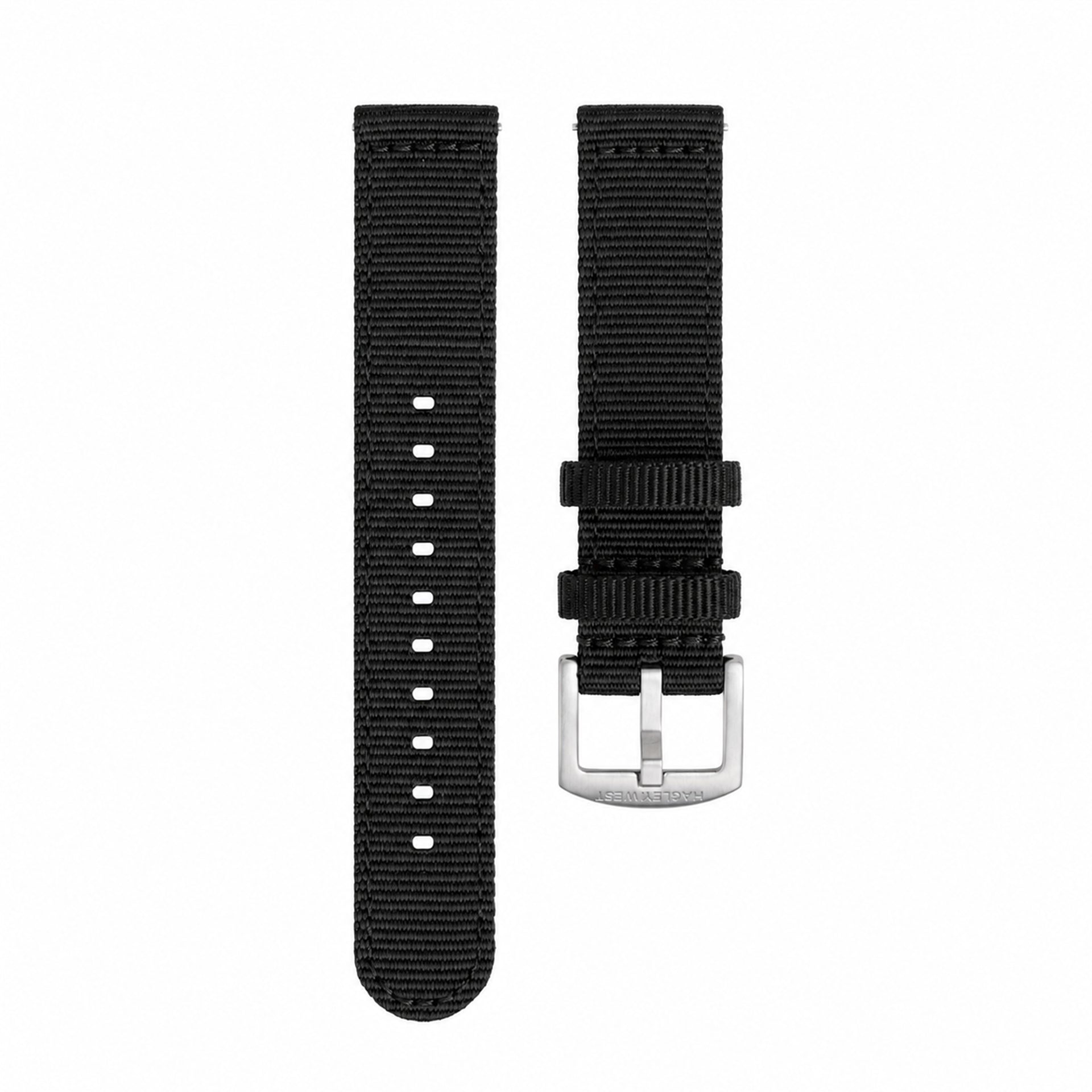 Explorer | Longer Black Canvas Strap