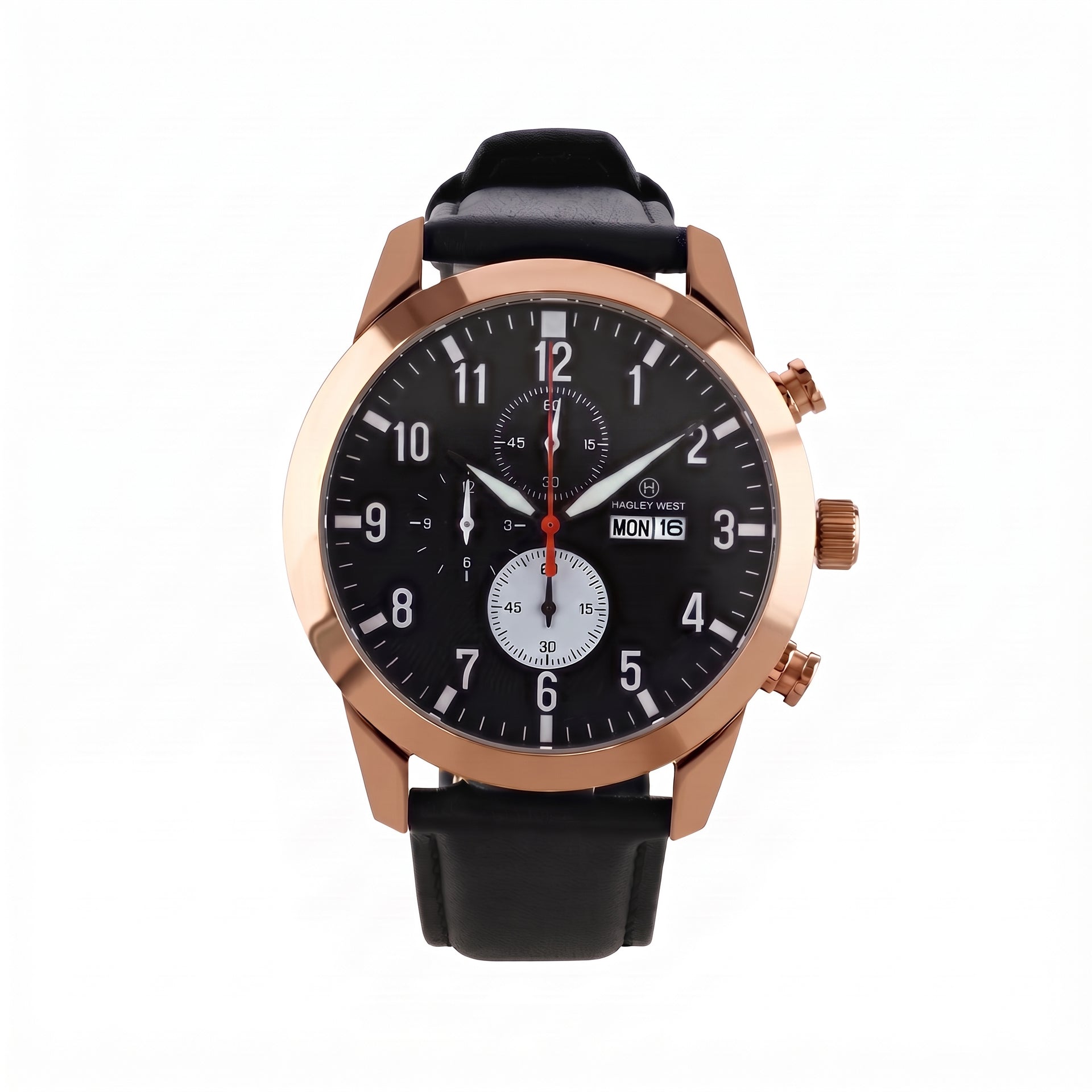 Aviator - TYPHOON | Black/Rose Gold