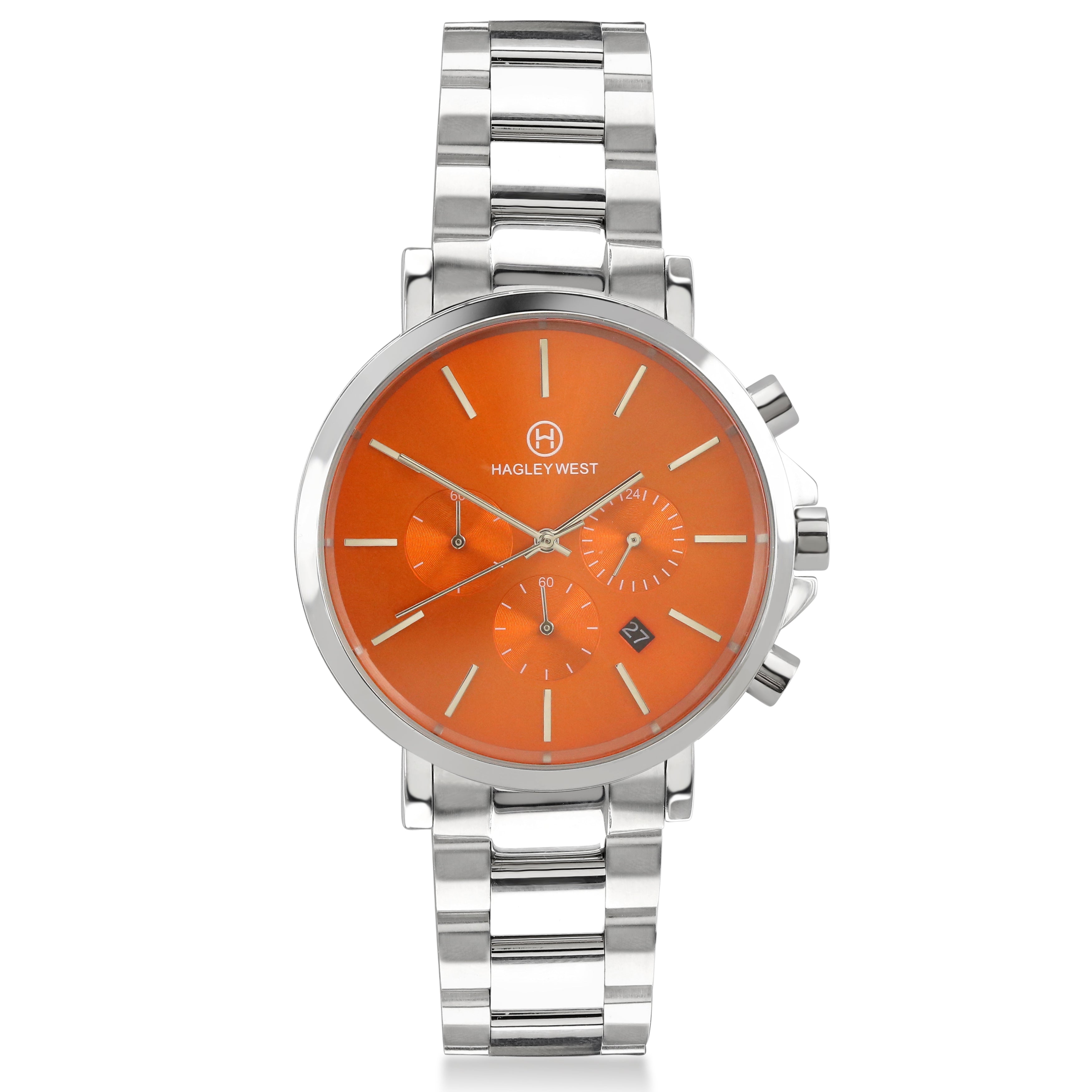 Chrono - HWW113 | Orange/Silver Link